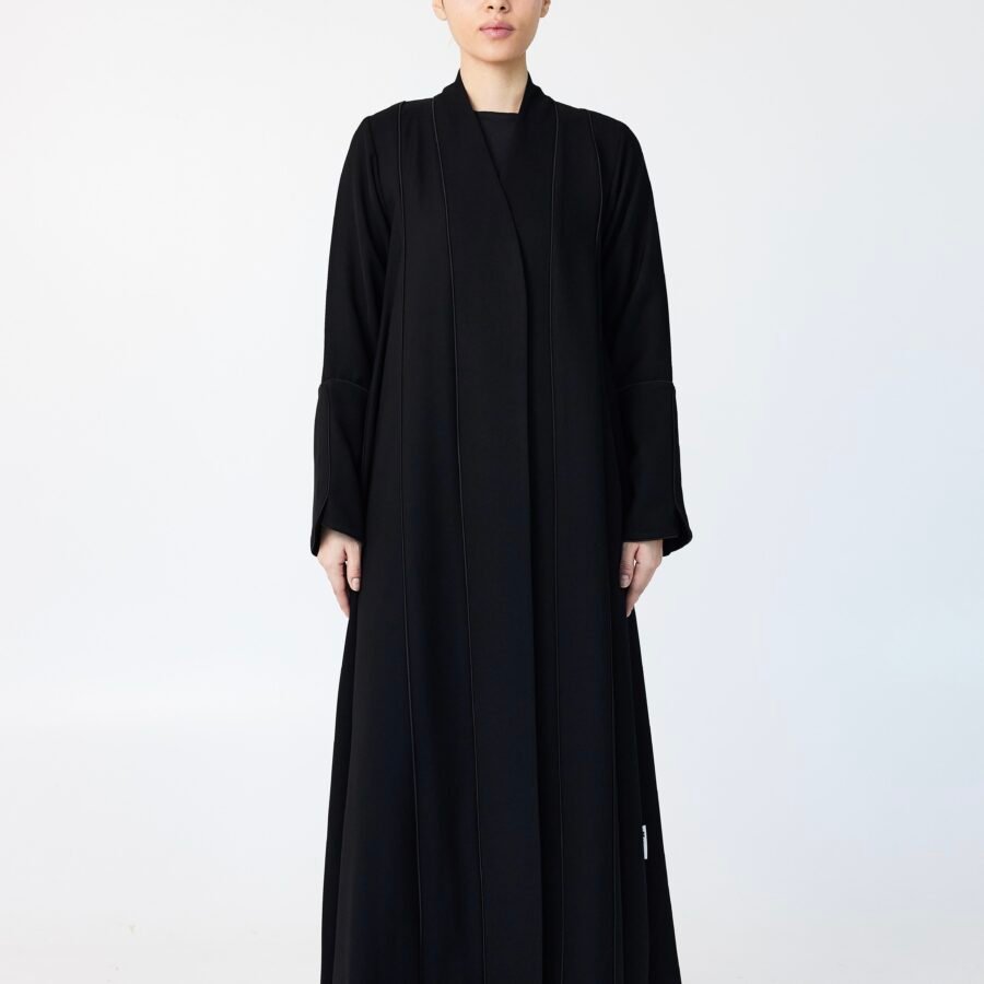 Line fit Black - 1.jpg Line Fit Abaya
