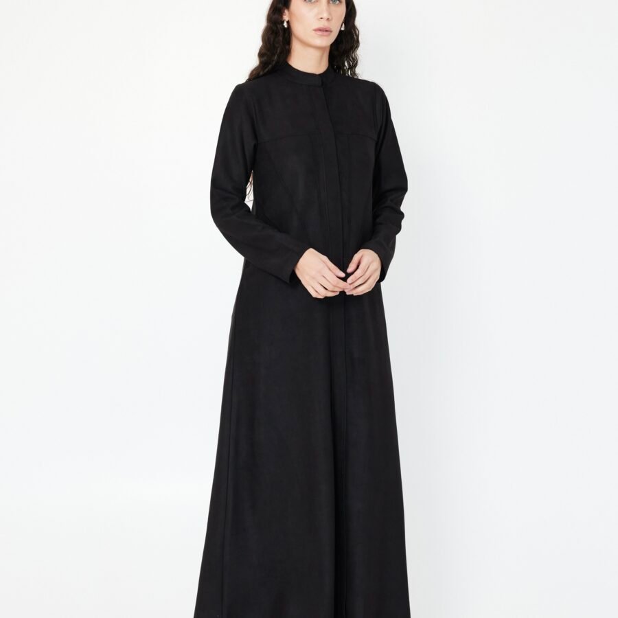 M054-BK1 Chamois Abaya