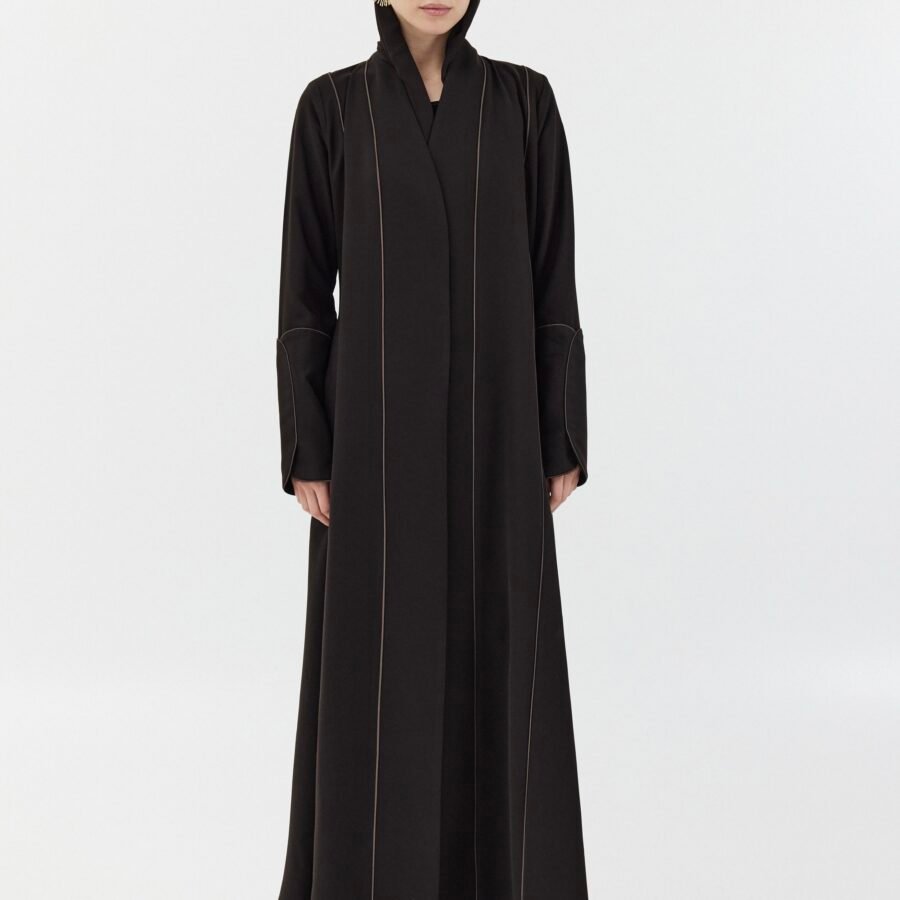 Line Fit Abaya (S 54.5 Black)
