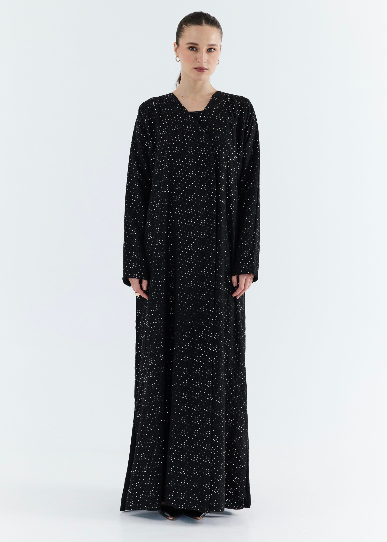 Embroidery Chiffon Abaya