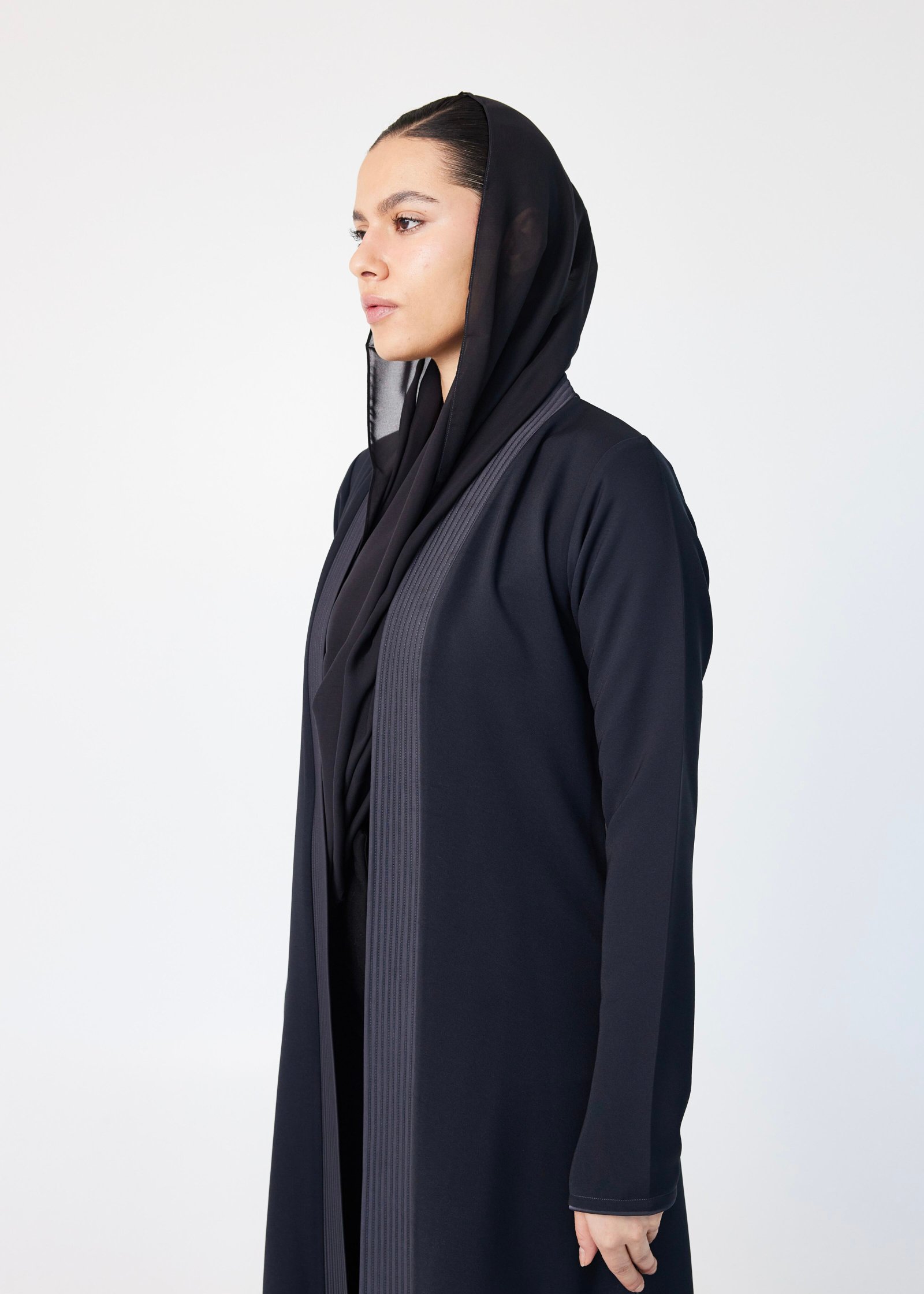 Workwear Gray- 1.jpg Workwear Abaya