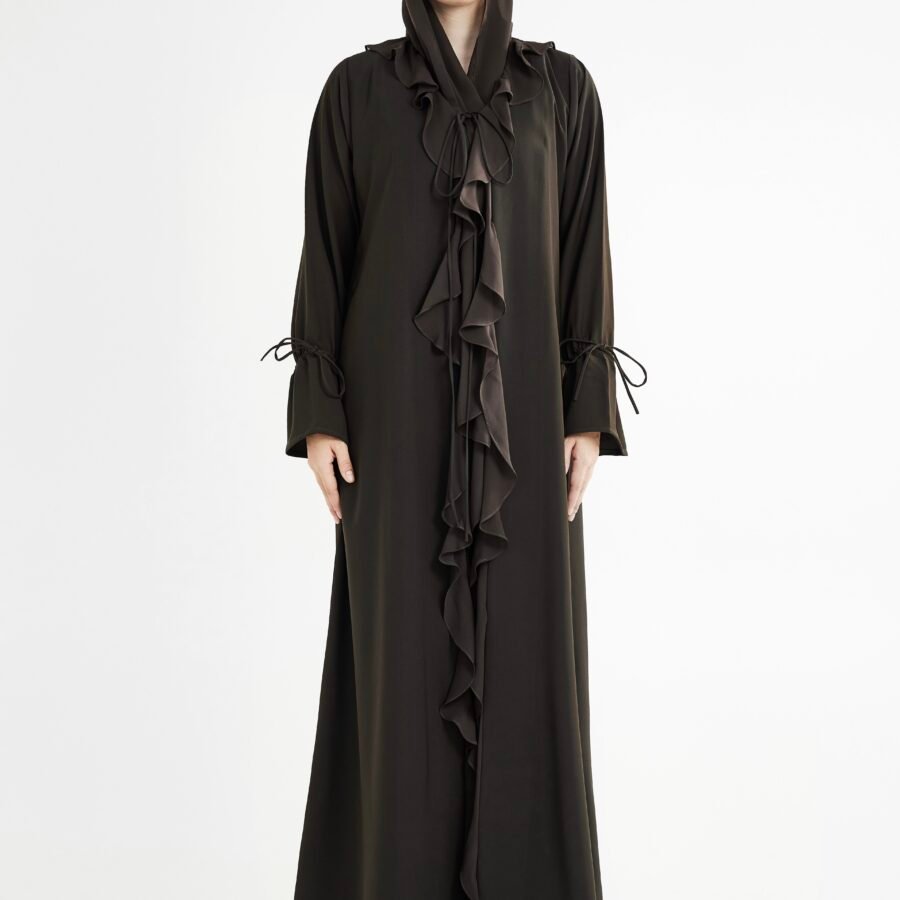 Ruffled Abaya
