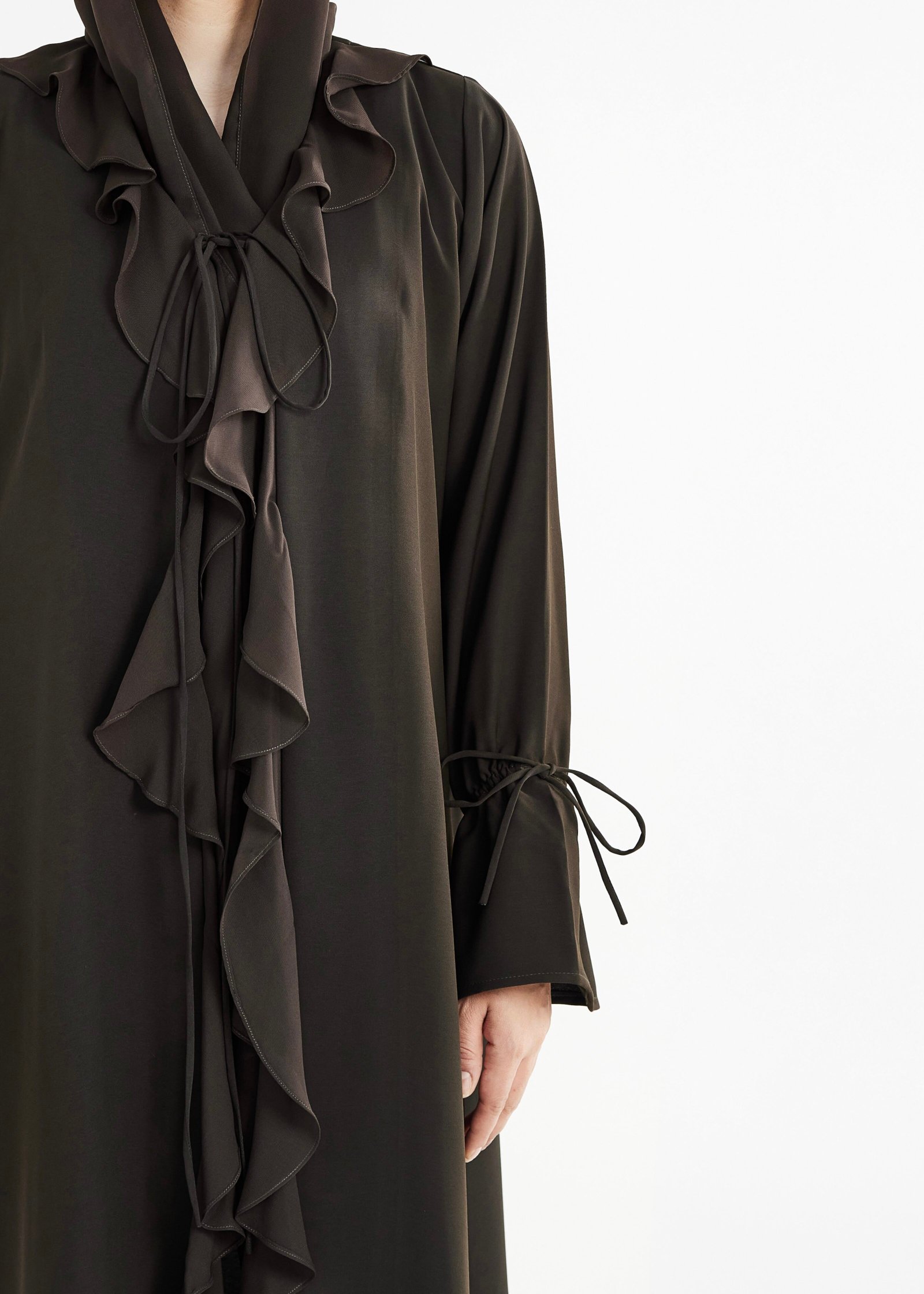 Ruffled Abaya