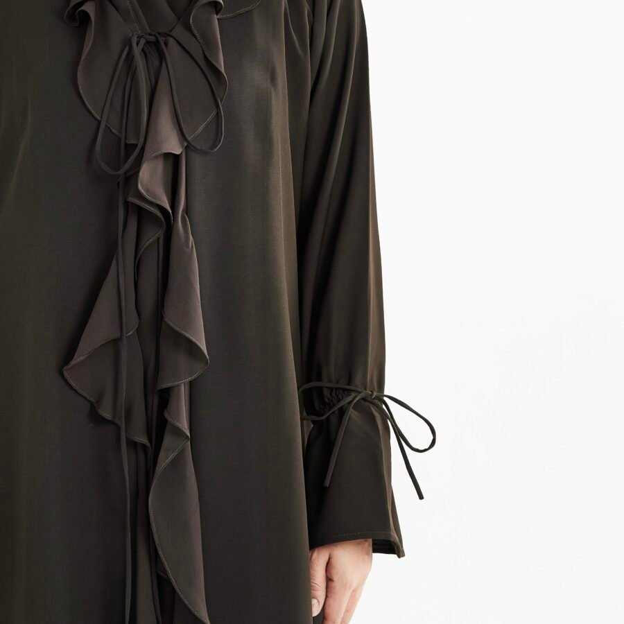 Ruffled Abaya