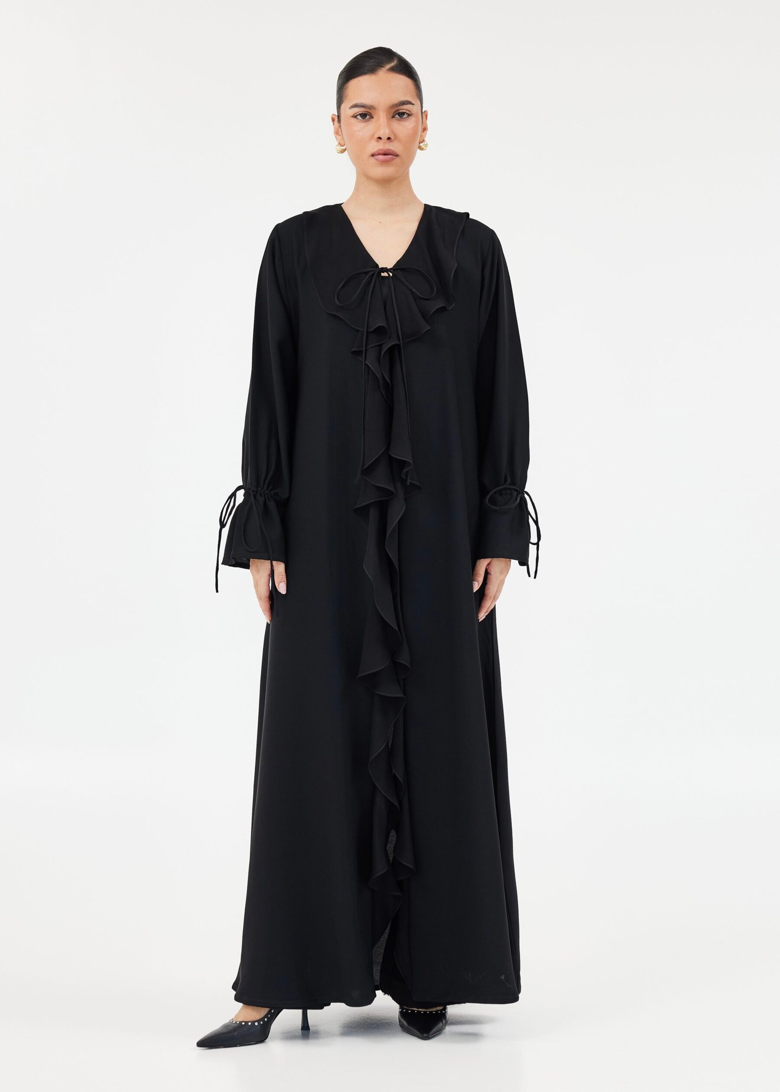 Ruffled Abaya (S 57 )