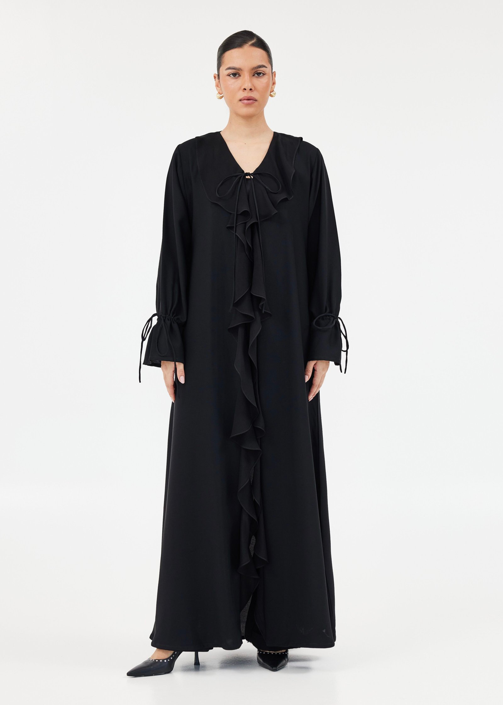 Ruffled Abaya (S 57 )