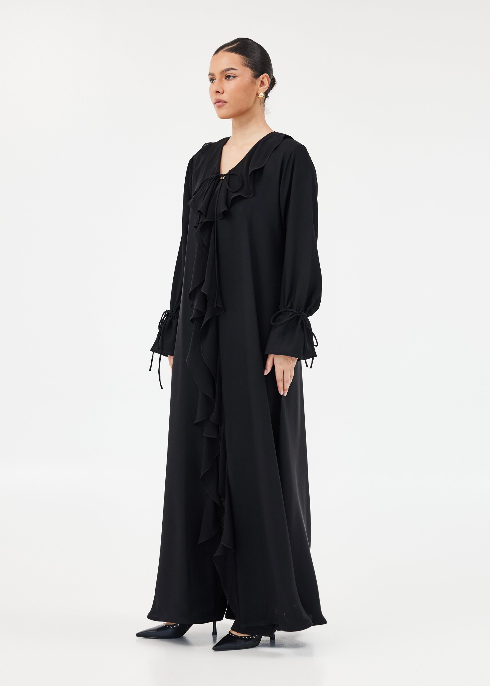 Ruffled Abaya (S 57 )