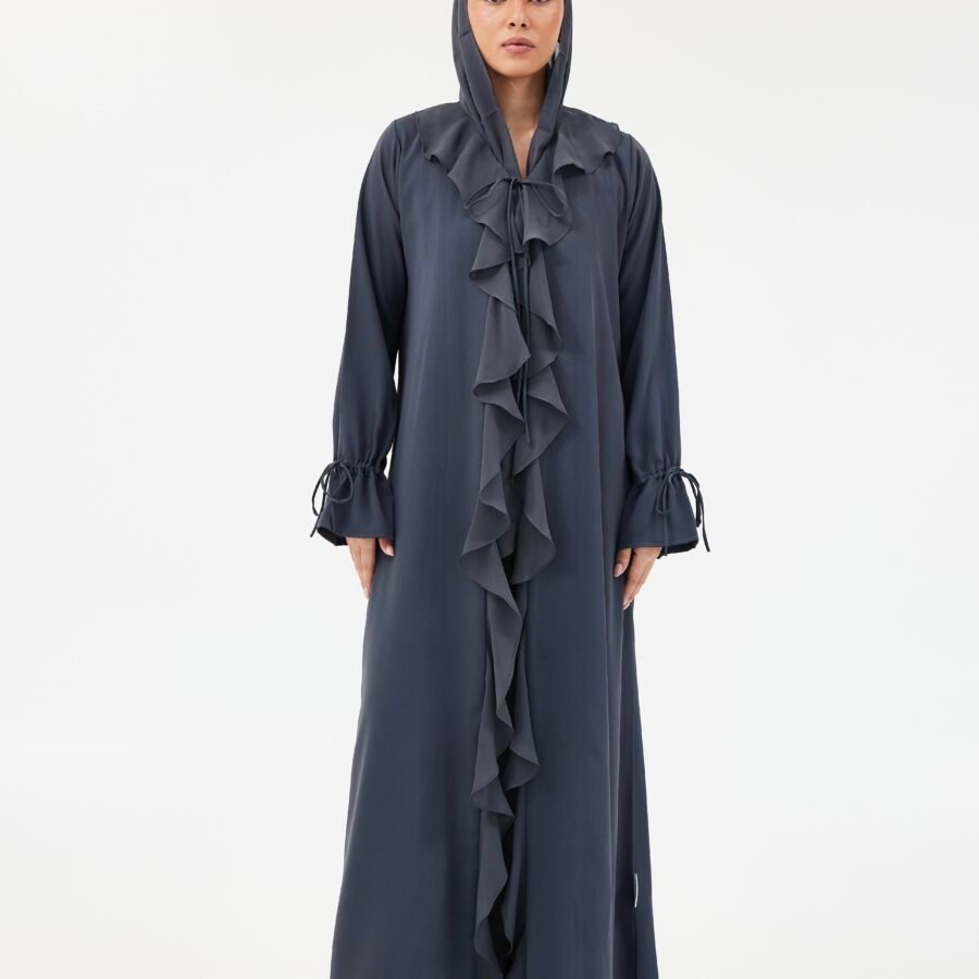 Ruffled Abaya (M 57)