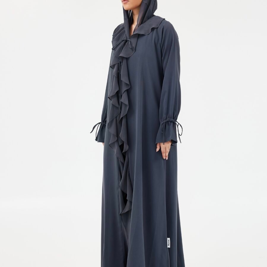 Ruffled Abaya (M 57)