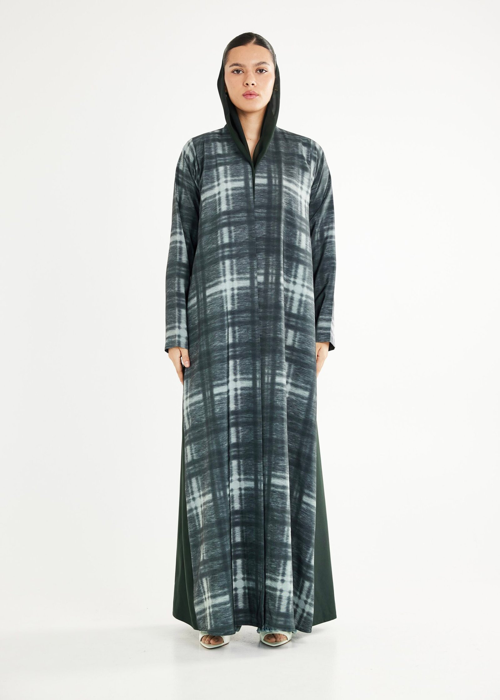 Plaid Abaya (S 57)
