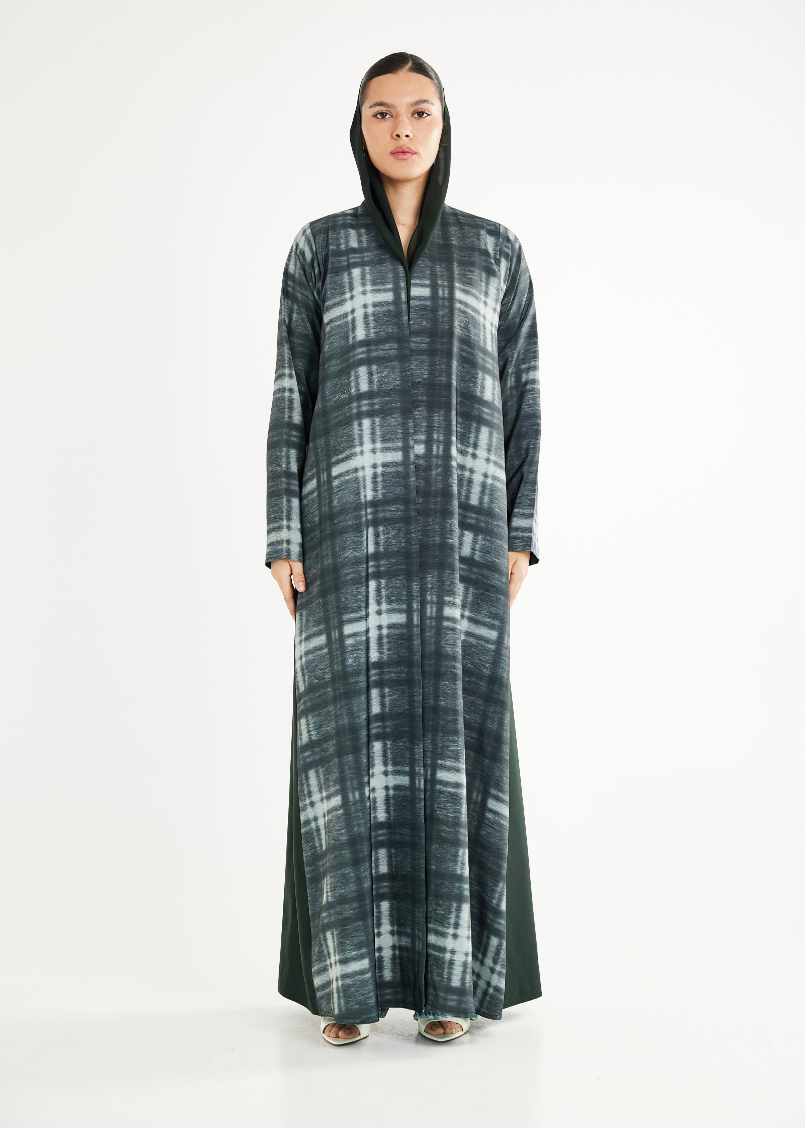 Plaid Abaya (S 57)