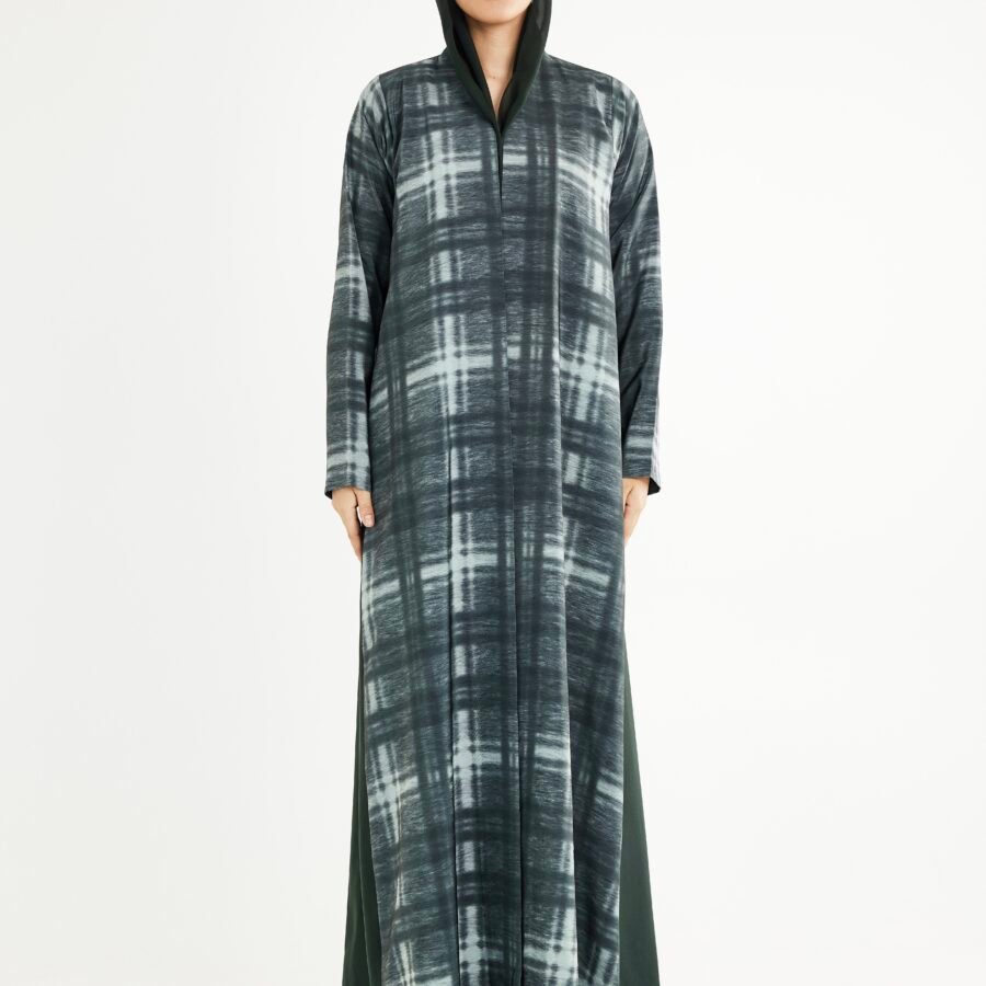 Plaid Abaya (S 57)