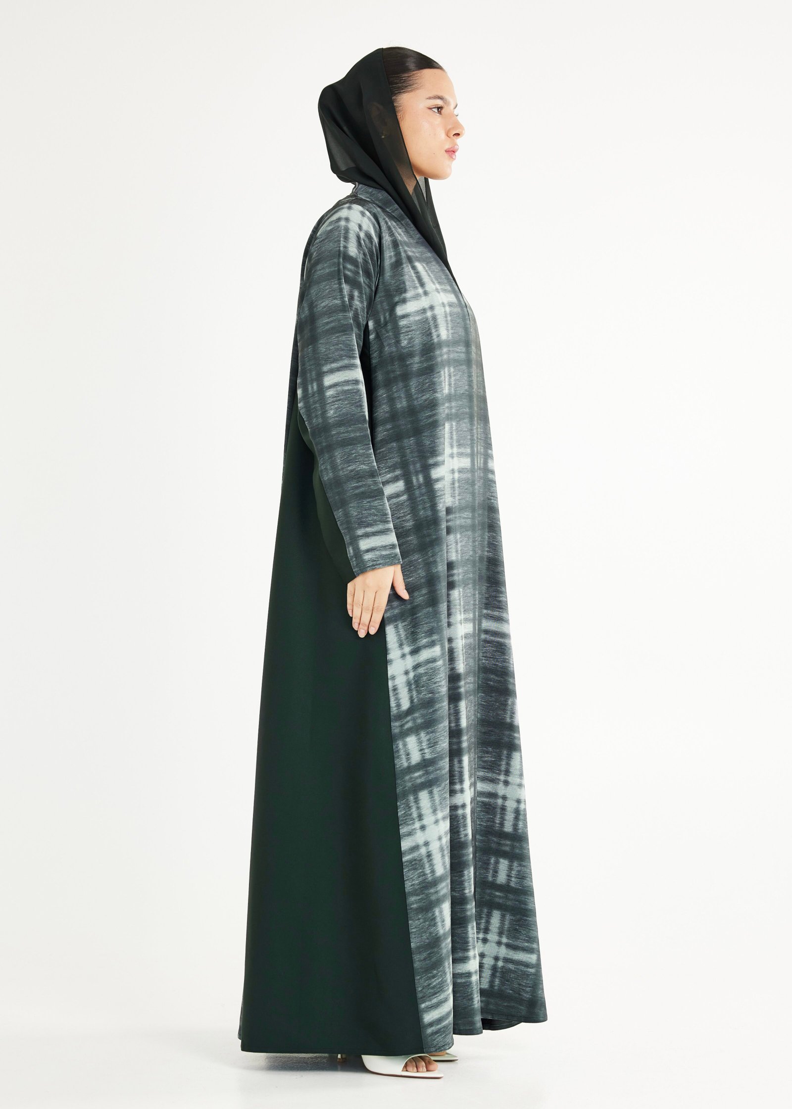 Plaid Abaya (S 57)