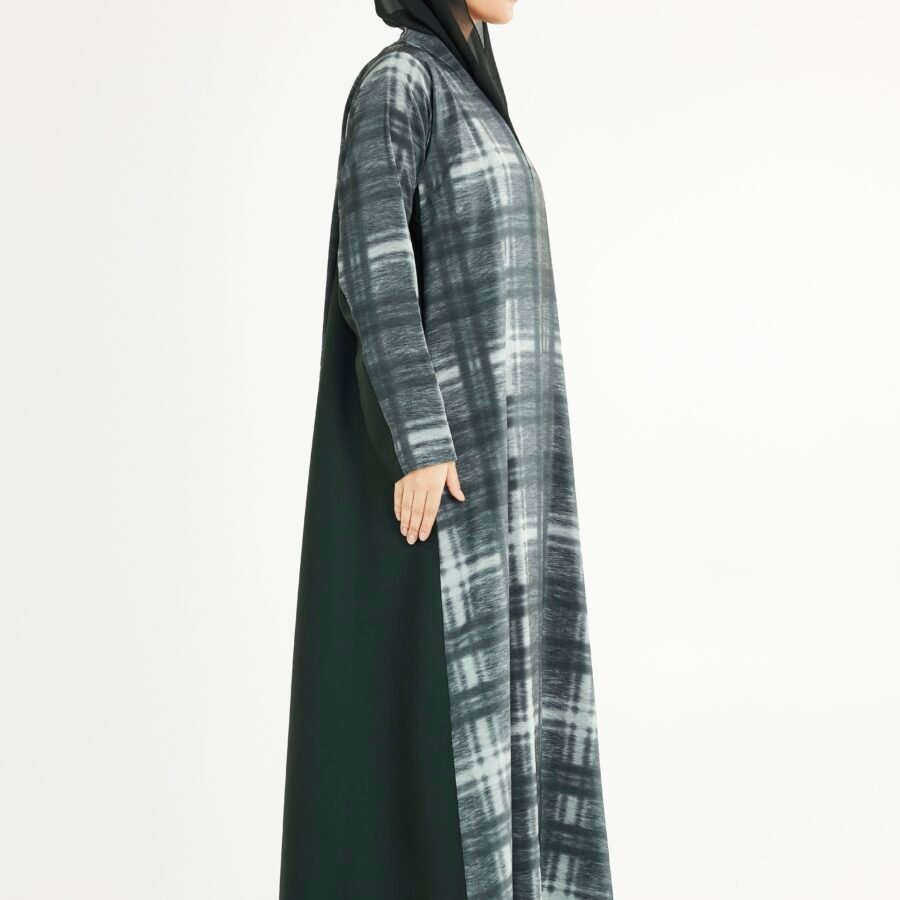 Plaid Abaya (S 57)