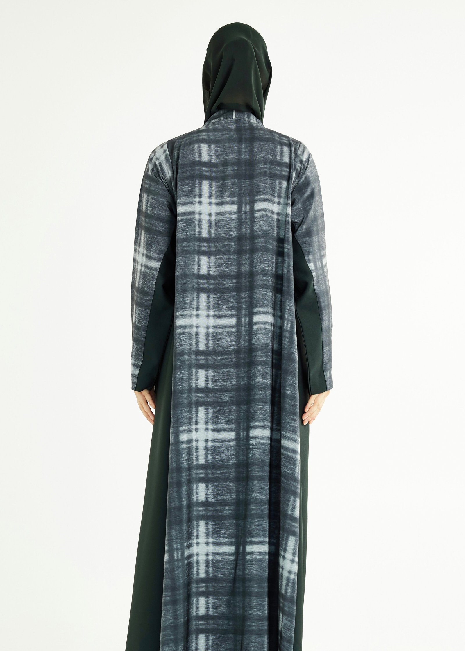 Plaid Abaya (S 57)