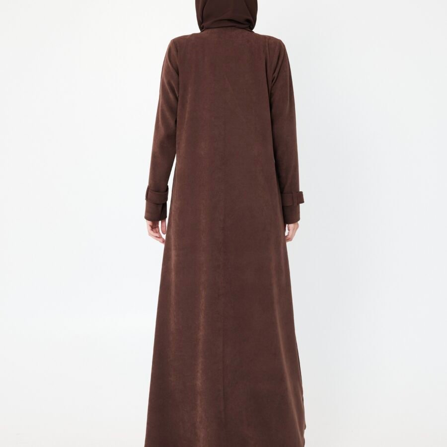 Suede Coat Abaya