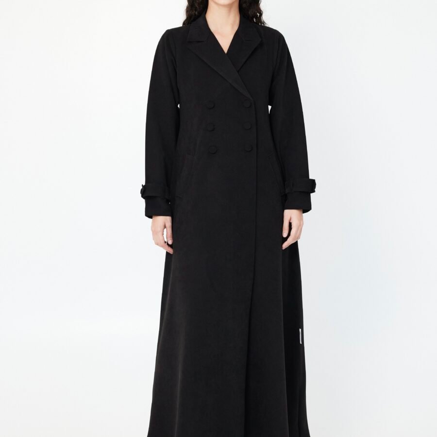 Suede Coat Abaya