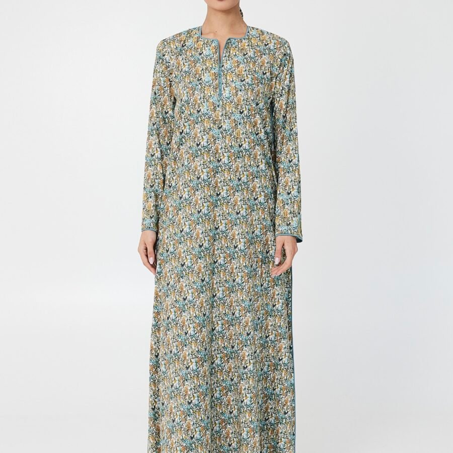 Cotton Jalabia (Light blue)