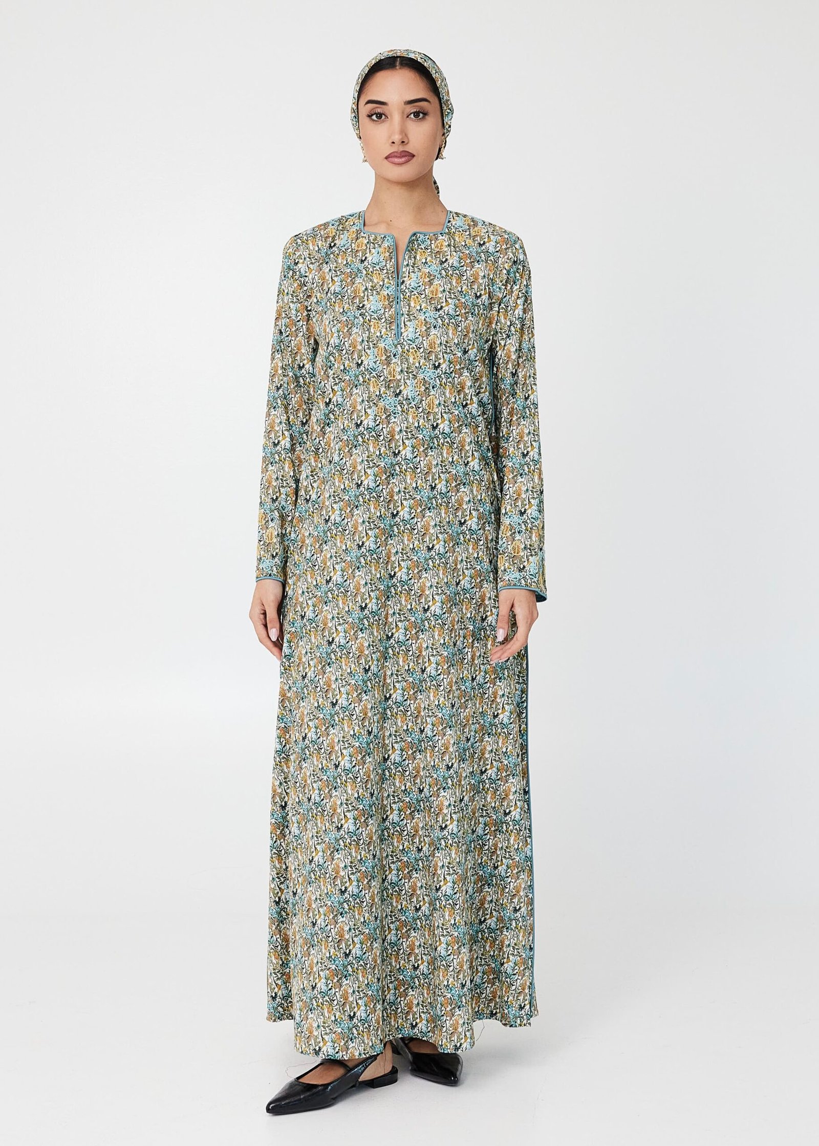 Cotton Jalabia (Light blue)