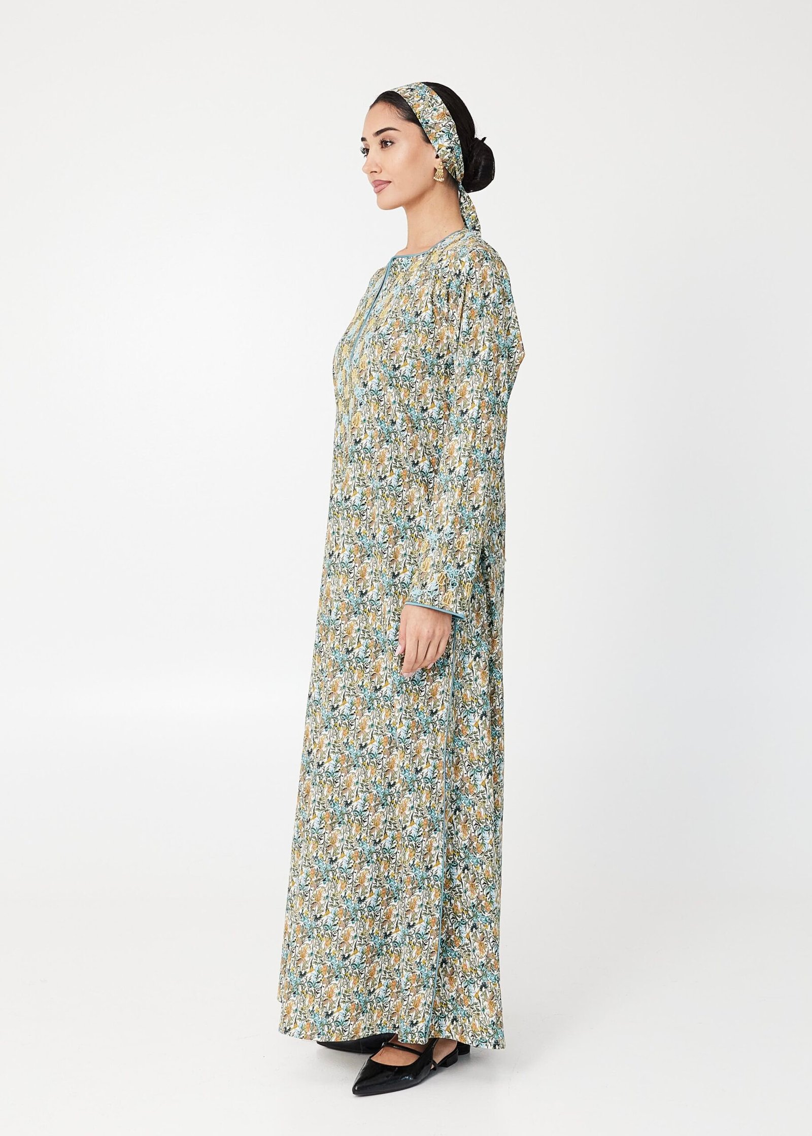 Cotton Jalabia (Light blue)