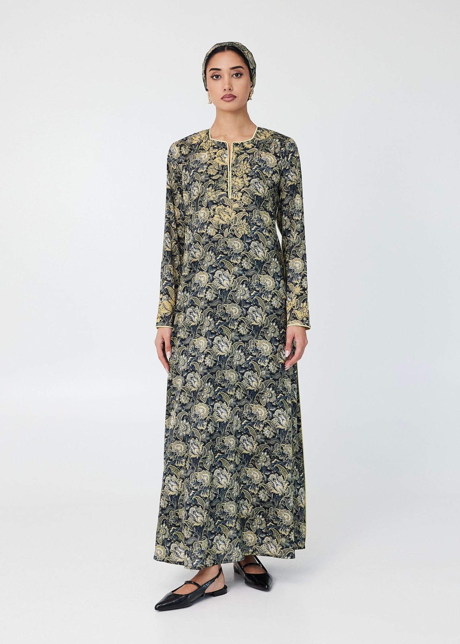 Cotton Jalabia (Olive)