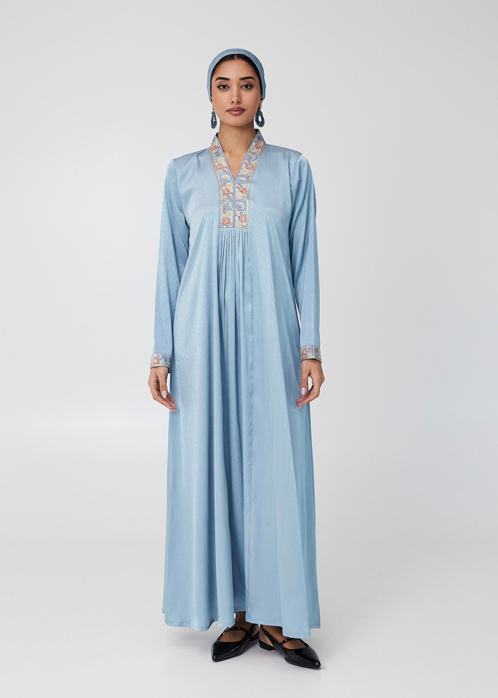 Flower Jalabia (Blue)