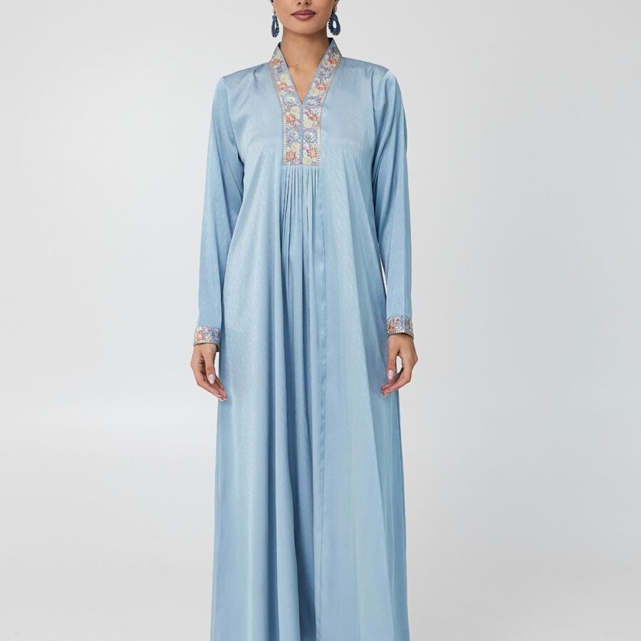 Flower Jalabia (Blue)