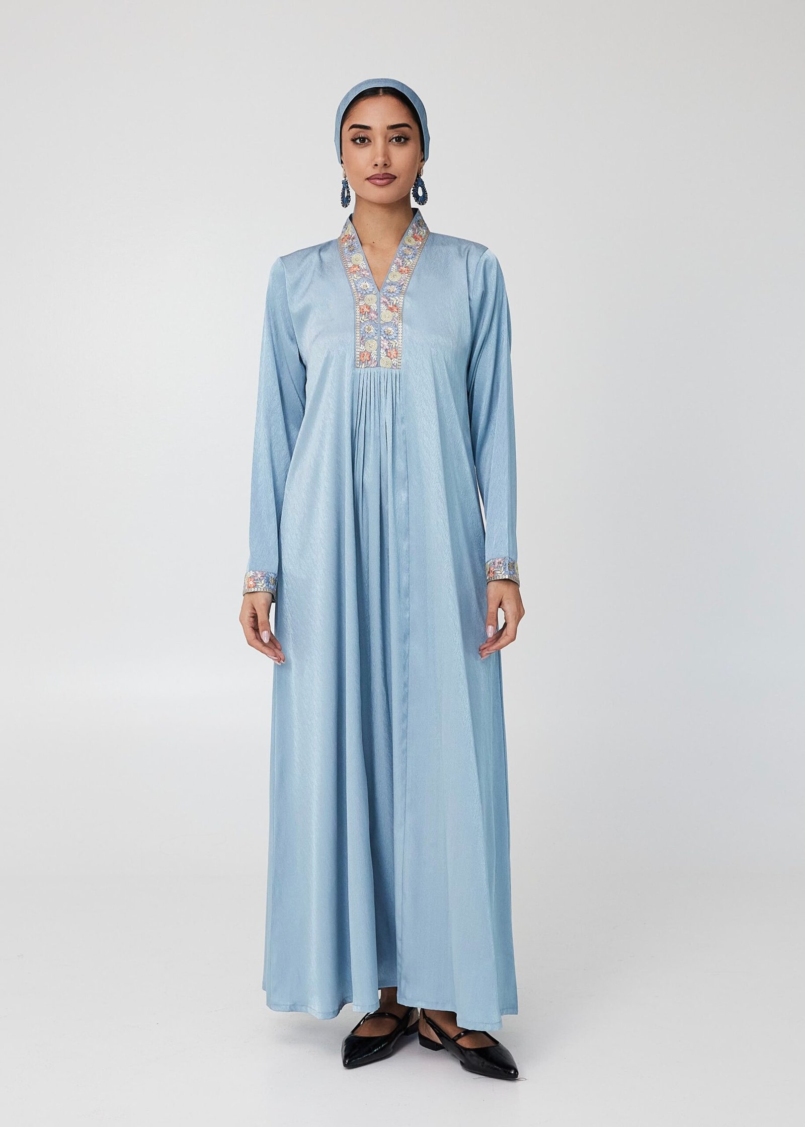 Flower Jalabia (Blue)