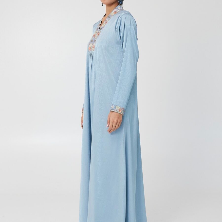 Flower Jalabia (Blue)