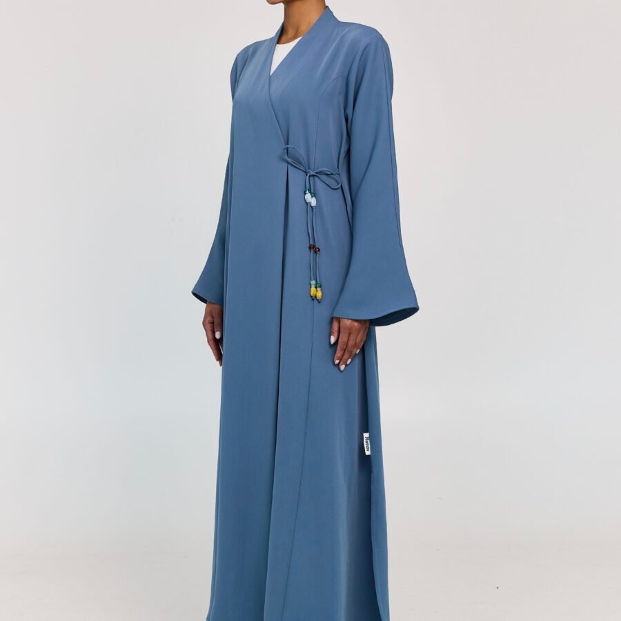 Beadline Wrap Abaya