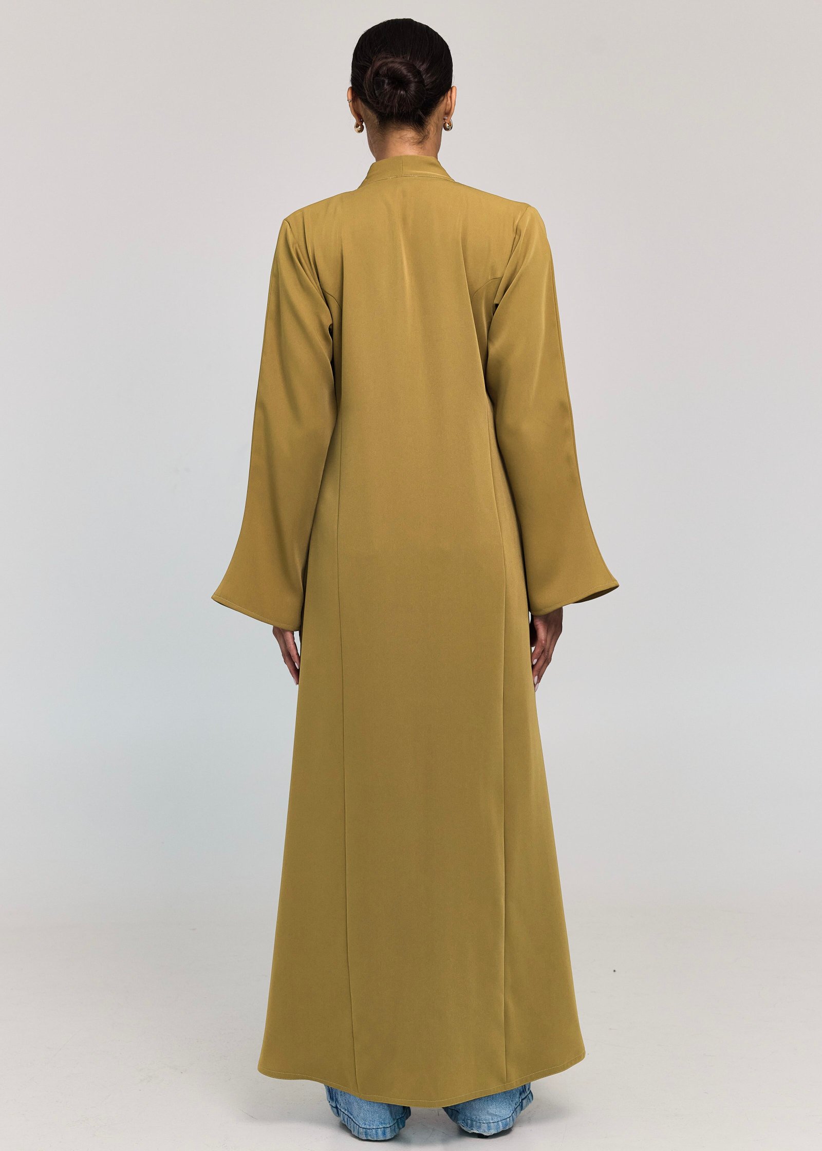 Beadline Wrap Abaya