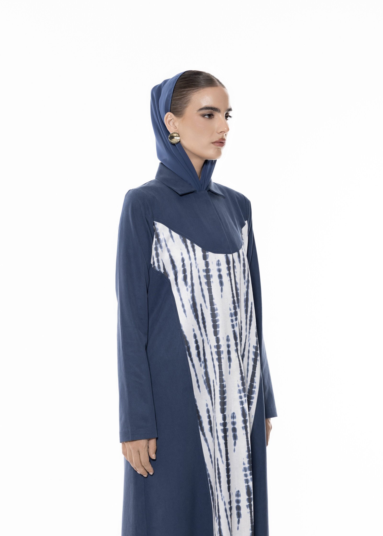 Blue Blend Abaya