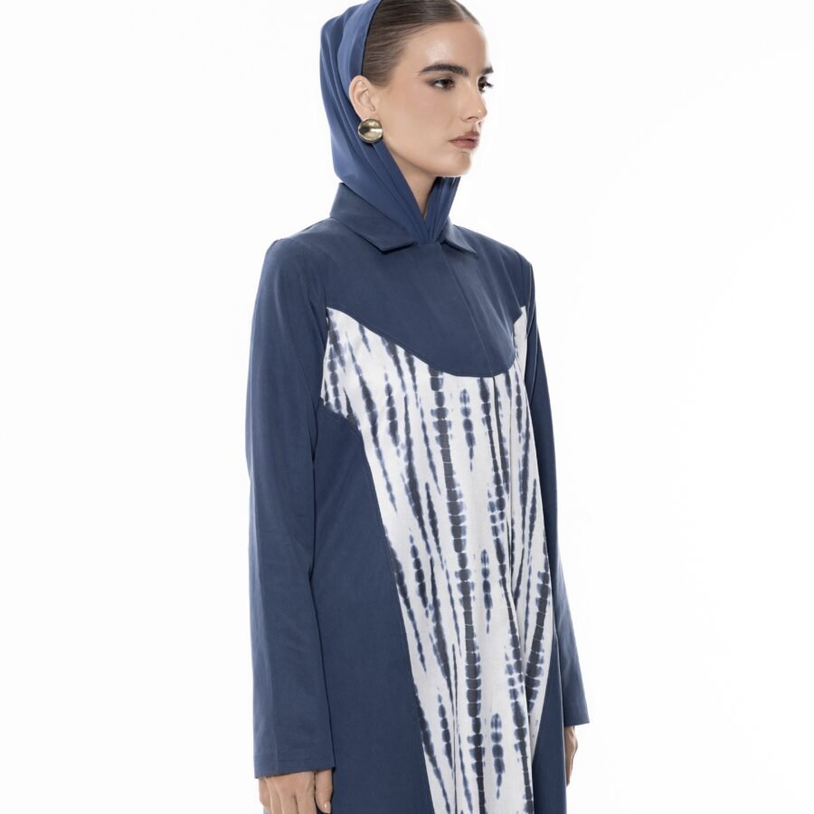 Blue Blend Abaya