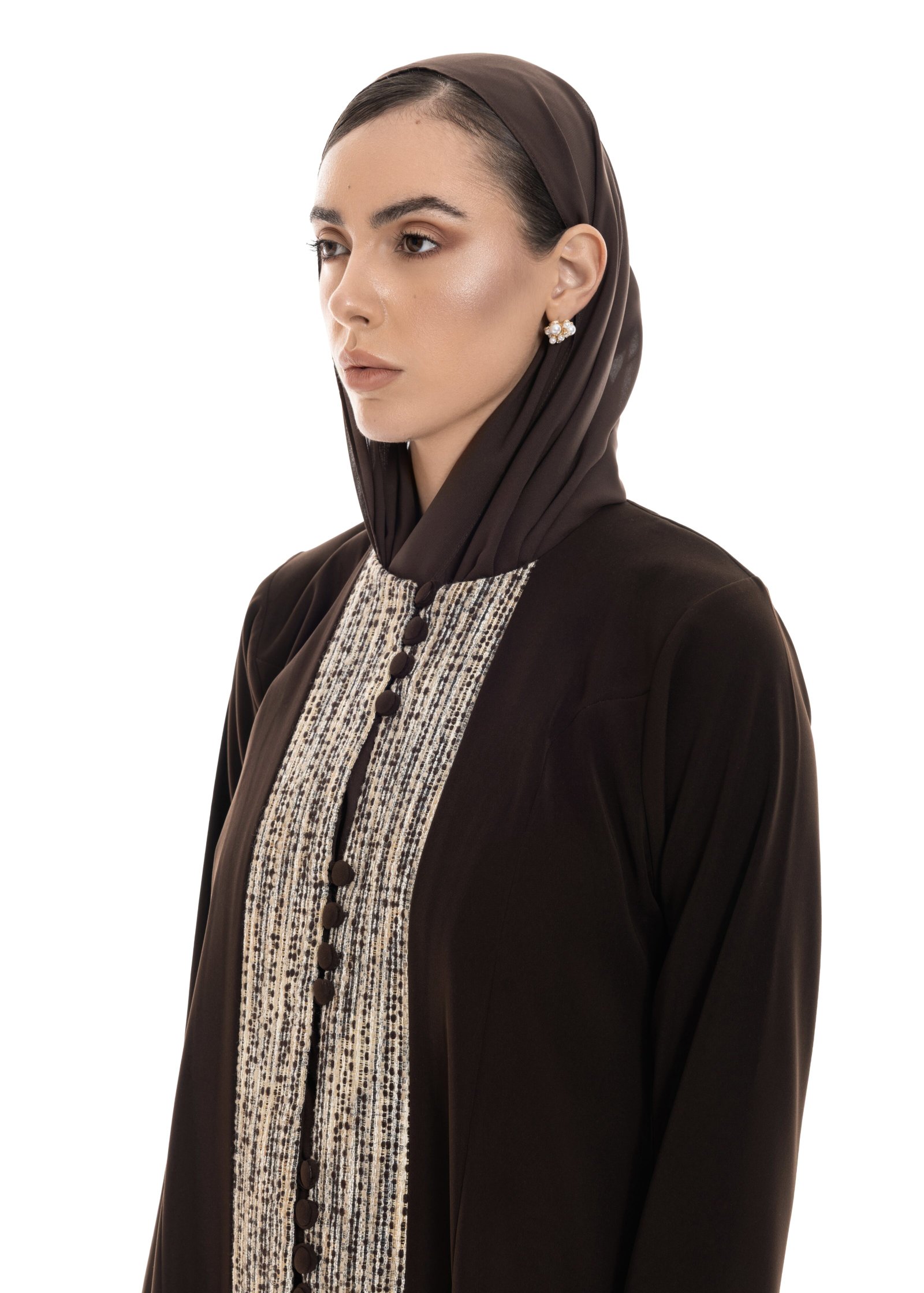 Crossweave Abaya
