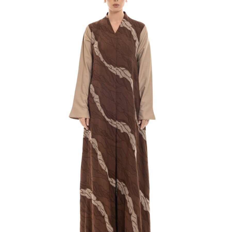 M161-1-Brown 1.jpg Cold Morning Abaya