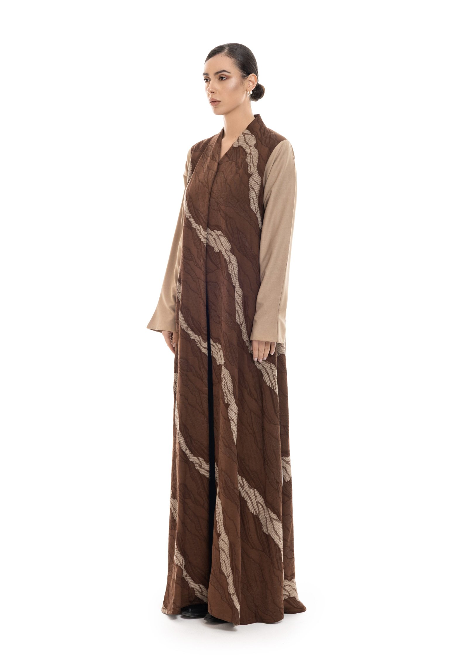 M161-2-Brown 2.jpg Cold Morning Abaya