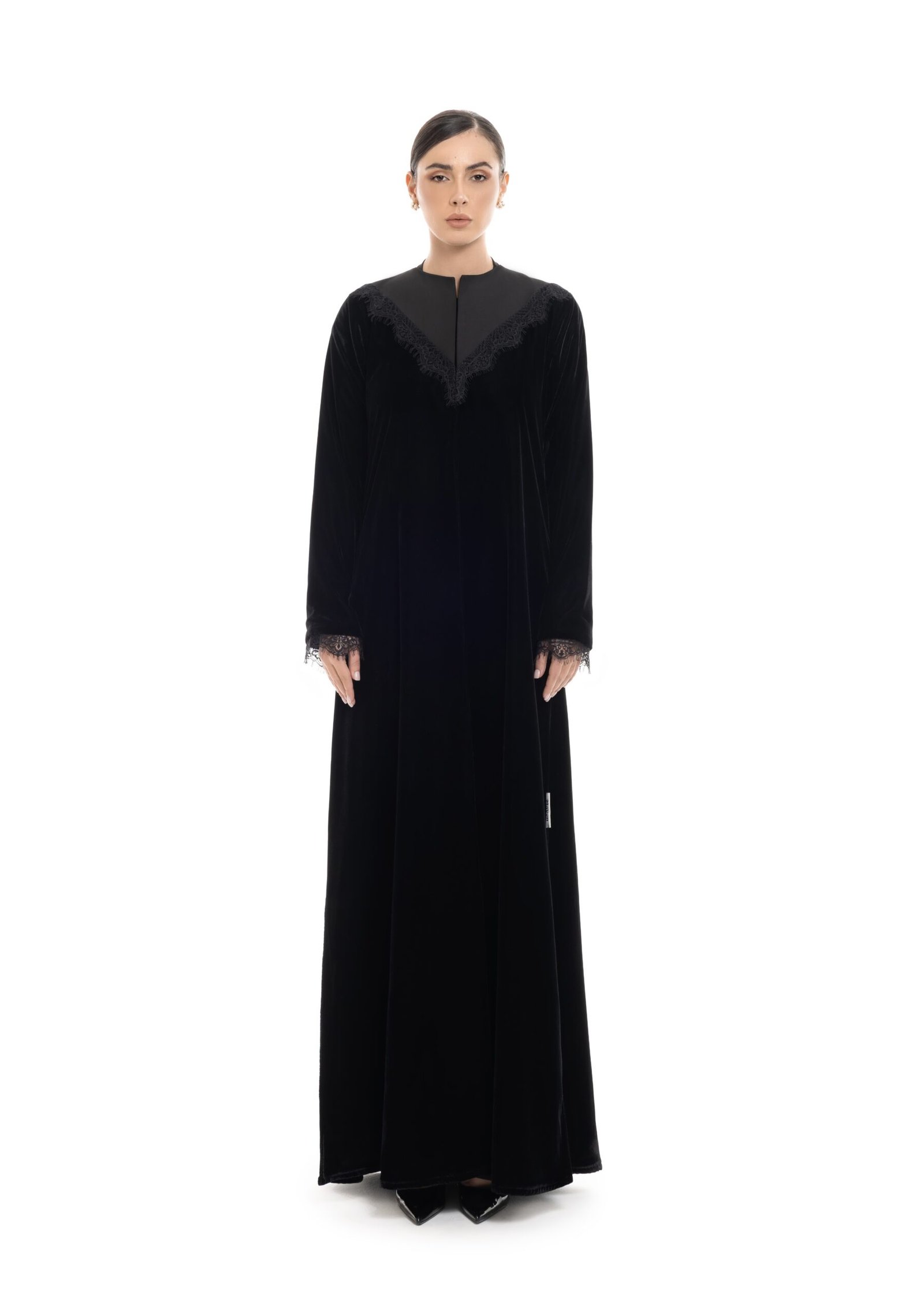 M168-1- Black 1.jpg Winter Noir Abaya